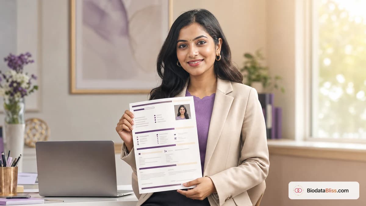 Marriage biodata guide for working women with career and family balance tips